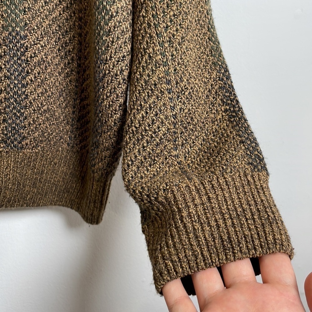 Towncraft Vintage Oversized Grandpa Knit Sweater Cozy Relaxed Fit Size L - Picture 4 of 10